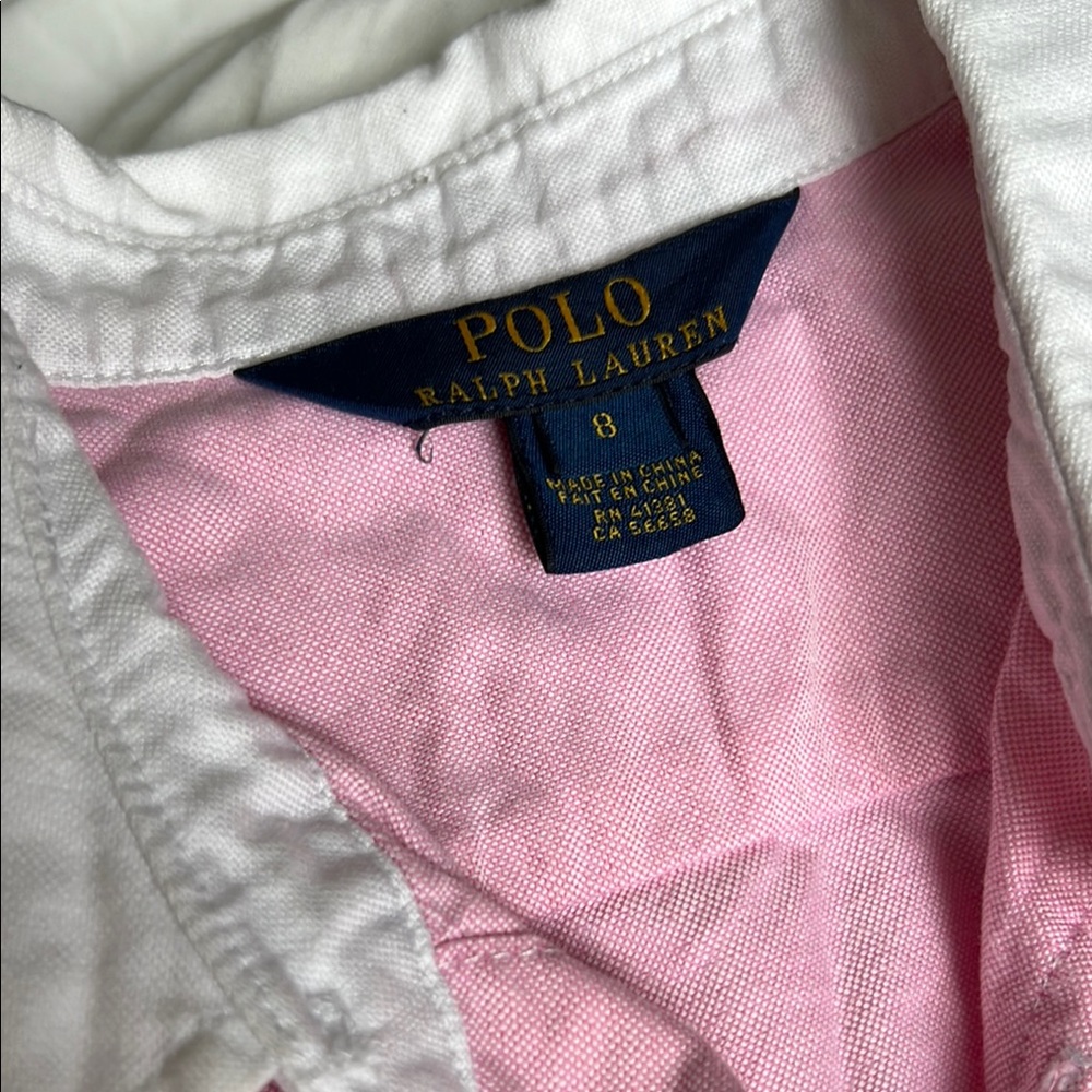 Polo by Ralph Lauren Pink Kids Shirt - Picture 2 of 3